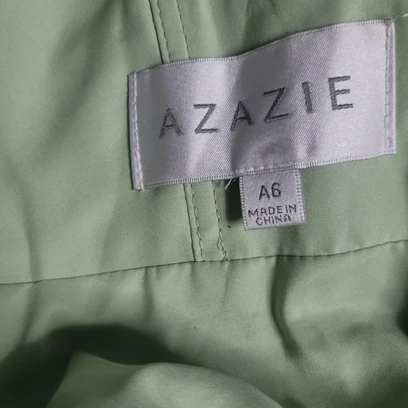 Elegant Green Maxi Dress From Azazie - Picture 15 of 15